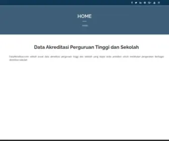 Dataakreditasi.com(Home) Screenshot