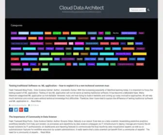 Dataarchitect.cloud(Professional Blog Aggregation & Knowledge Database) Screenshot
