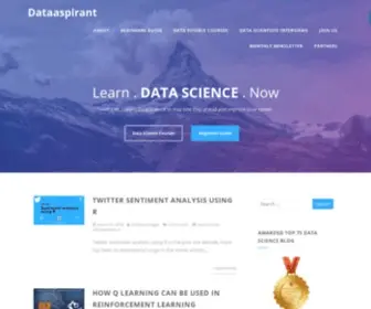 Dataaspirant.com(Data Science Portal for beginners) Screenshot