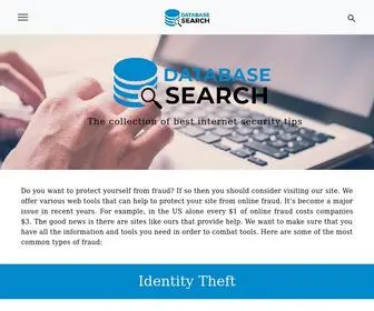 Database-Search.net(The Collection of best Internet Security Tips) Screenshot