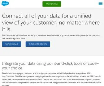 Database.com(Customer 360 Platform) Screenshot