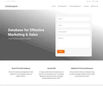 Databasegram.com(Best Database Provider in India) Screenshot