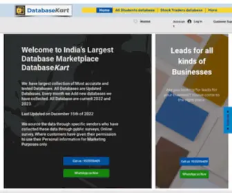 Databasekart.com(Shop Free Database) Screenshot