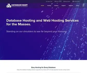 Databasemart.com(Professional Database Hosting & Web Hosting) Screenshot