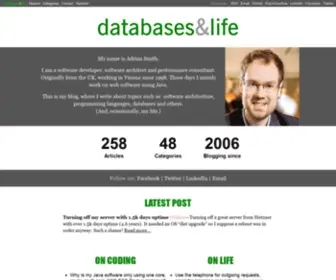 Databasesandlife.com(Databases & Life) Screenshot