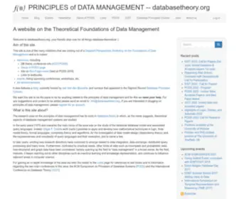 Databasetheory.org(Databasetheory) Screenshot