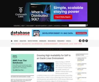 Databasetrends.com(Data and Information Management) Screenshot