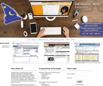 Databasewhiz.com(Database Whiz Consulting) Screenshot