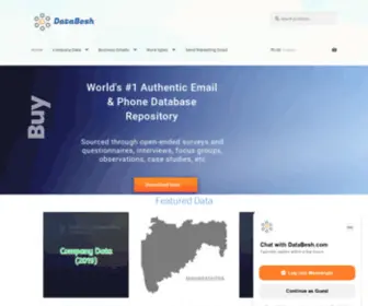 Databesh.com(Buy Email Database) Screenshot