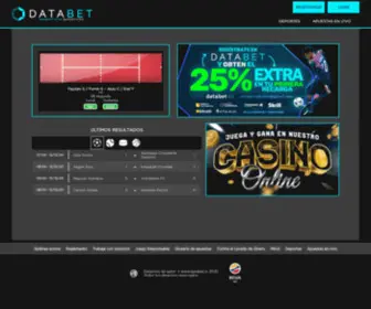 Databet.io Screenshot