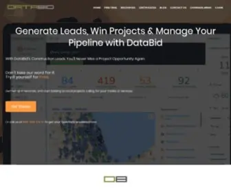 Databid.com(Construction Project Leads) Screenshot