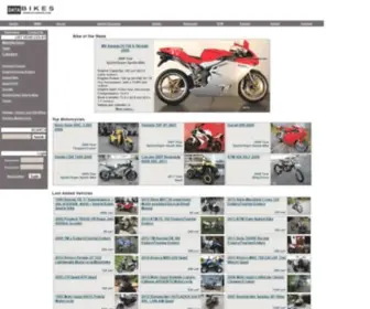 Databikes.com(Databikes Online Motorcycle and ATV Directory) Screenshot