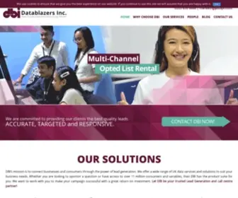 Datablazersph.com(DBI's mission) Screenshot