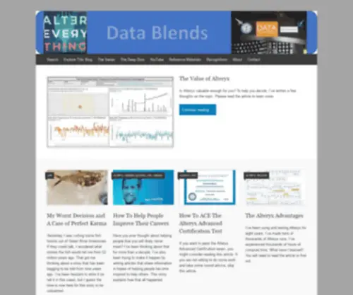 Datablends.us(Data Blends) Screenshot