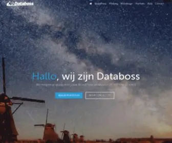 Databoss.nl(WordPress website) Screenshot