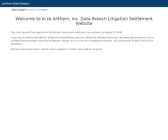 Databreach-Settlement.com(This website contains information regarding a proposed class action settlement) Screenshot