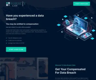 Databreachclaim.org(Data Breach) Screenshot