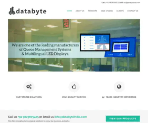 Databyteindia.com(Databyte Equipment Pvt Ltd (India)) Screenshot