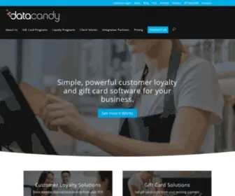 Datacandy.com(DataCandy Gift Card and Loyalty Program Software) Screenshot