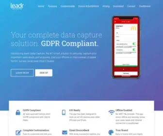 Datacapture.app(Leadr Data Capture) Screenshot
