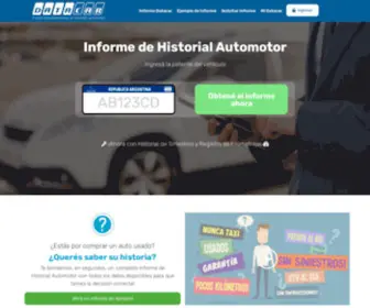 Datacar.com.ar(Informe de Historial de Autos Usados) Screenshot