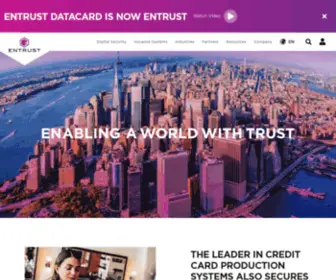 Datacardgroup.com(Entrust) Screenshot