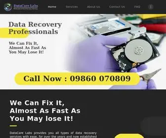 Datacarelabs.com(Experts in hard disk data recovery in Pune and all over India. Data Recovery Services) Screenshot