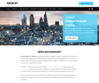 Datacat.co.uk(Network Cabling London & SE) Screenshot