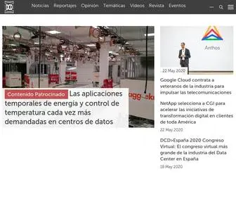 Datacenterdynamics.com(Data center industry news) Screenshot