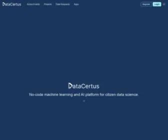 Datacertus.com(Datacertus) Screenshot