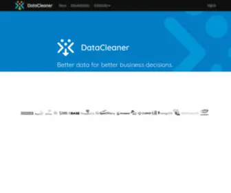 Datacleaner.org(Better data for better business decisions) Screenshot
