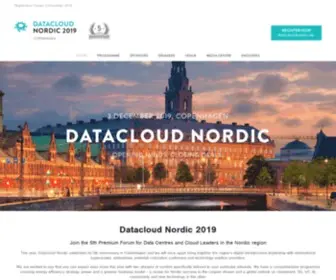 Datacloudnordic.com(Datacloud Nordic 2019) Screenshot