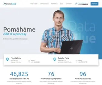 Dataclue.cz(IT infrastruktura) Screenshot