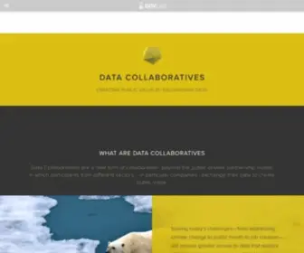 Datacollaboratives.org(Data Collaboratives) Screenshot