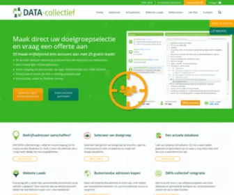 Datacollectief.nl(DATA-collectief, samen werken aan de beste database) Screenshot