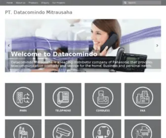 Datacomindo.com(Your Telecommunication Partner Since 1994) Screenshot