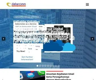 Datacommcloud.co.id(Datacomm Cloud Business) Screenshot