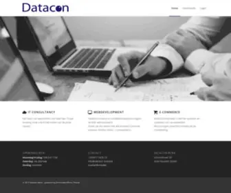 Datacon-Bvba.be(Online Facturatie) Screenshot