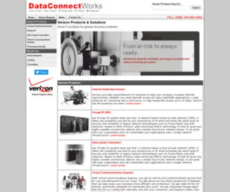 Dataconnectworks.com(Verizon Product & Solutions) Screenshot