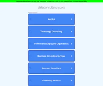Dataconsultancy.com(Dataconsultancy) Screenshot