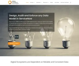 Datacontentmanager.com(Data Content Manager Home) Screenshot