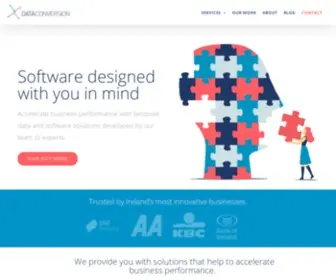 Dataconversion.ie(Direct Mail Marketing) Screenshot