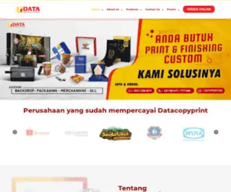 Datacopyprint.com(Cetak Online Cepat dan Mudah di Jakarta Bogor Depok Tangerang Bekasi) Screenshot