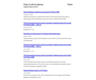 Datacraftacademy.com(All posts) Screenshot