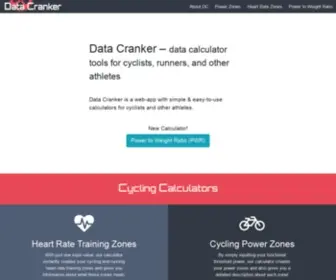 Datacranker.com(Data Cranker) Screenshot