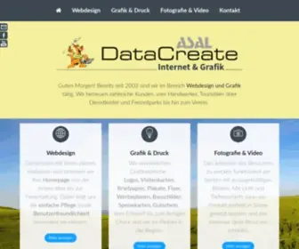 Datacreate.de(Internet und Grafik) Screenshot