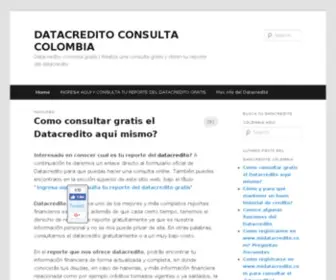 Datacreditocolombia.com(CONSULTA EL DATACREDITO GRATIS AQUI) Screenshot