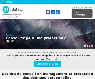 Datacy.fr(Société conseil protection données personnelles) Screenshot