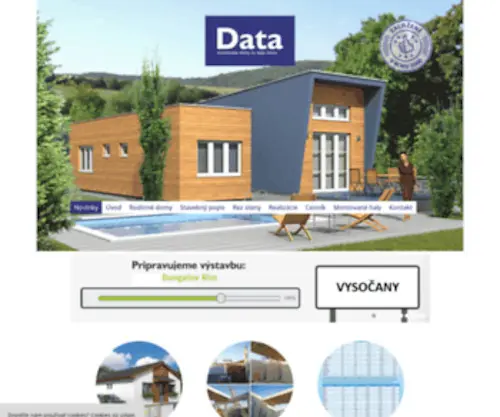 Datad.sk(Montované domy drevodomy za výhodné ceny) Screenshot