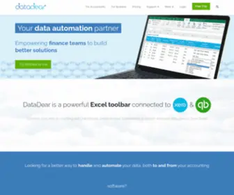 Datadear.com(Connect your Excel to Xero & QuickBooks) Screenshot